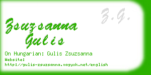 zsuzsanna gulis business card